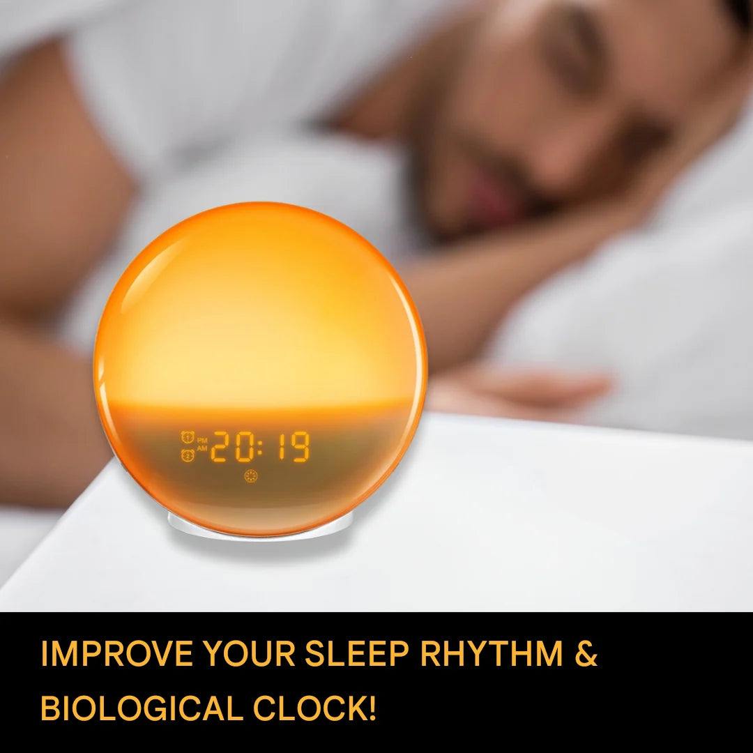 Wake-Up Light Alarm Clock Sunrise & Sunset Simulation