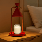 Cone Shade Metal Frame Electric Candle Warmer Lamp