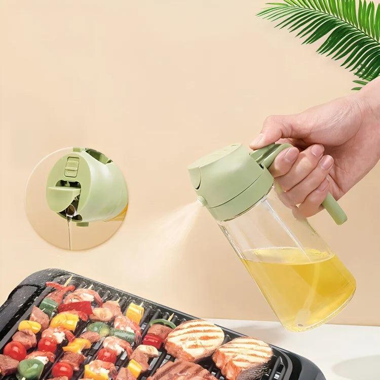 Oil Sprayer Precision Dispensing Glass Bottle 470 ml