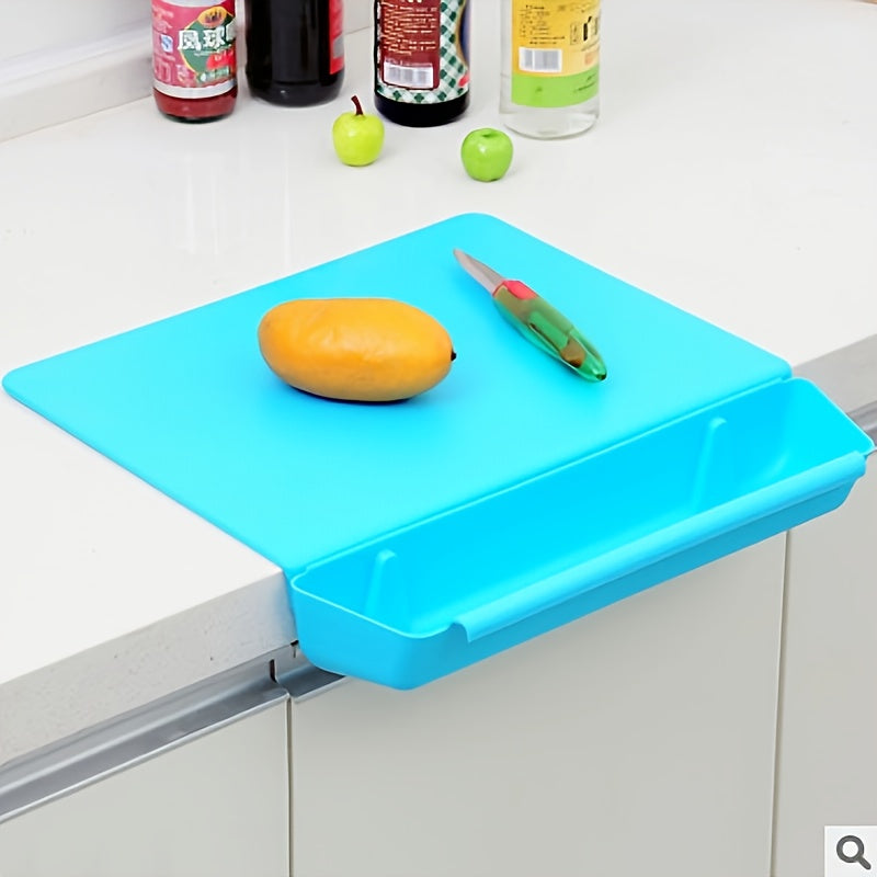 Portable Kitchen Cutting Board with Storage Box – 2-in-1 Design
