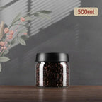Coffee Bean Storage Jar Vacuum Pump Airtight Borosilicate Glass