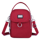 Handbag Ample Storage Multiple Zip Pockets Removable Strap