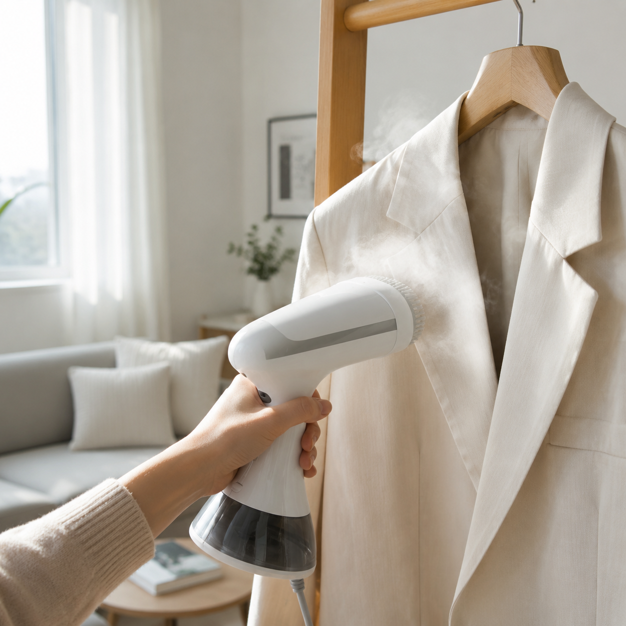 Rapid Heating & Continuous Steam Vertical Garment Steamer (Removable Tank)