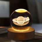 Touch Control 3D Crystal Ball Lamp – USB Powered with Various Light Modes