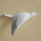SereneFlight 3D Bird Wall Decor Set - Sophisticated Resin Sculptures