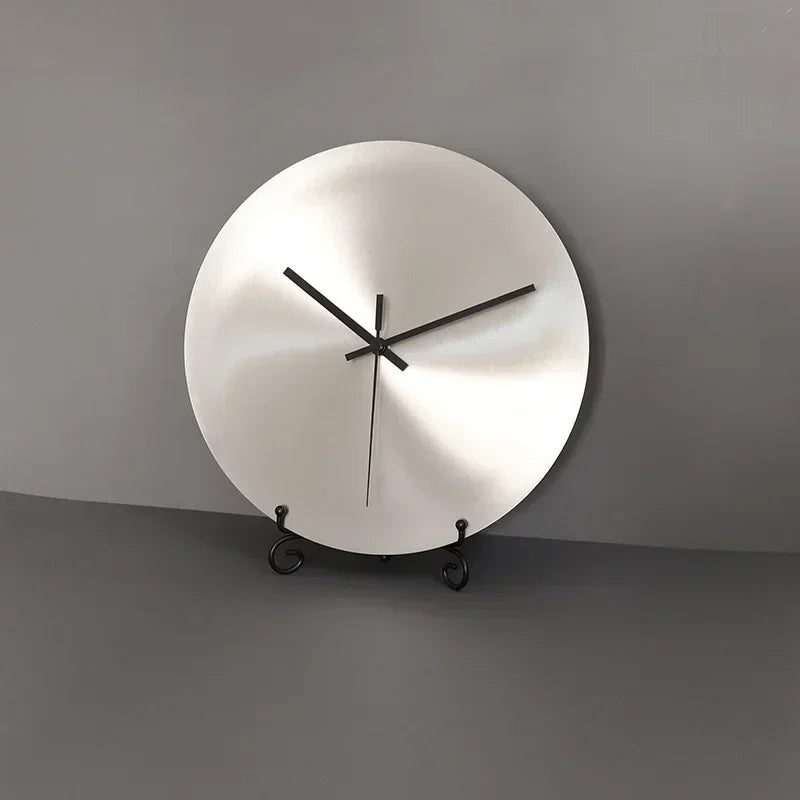 Tranquil Elegance: Olive Stainless Steel Wall Clock