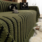 Tufted Couch Cover - Plush Warmth for HeritageNest Furniture