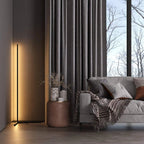 Corner Floor Lamp with Smart Ambient LED Lighting