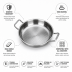 Hammered Titanium Nonstick Frying Pan (28 cm)