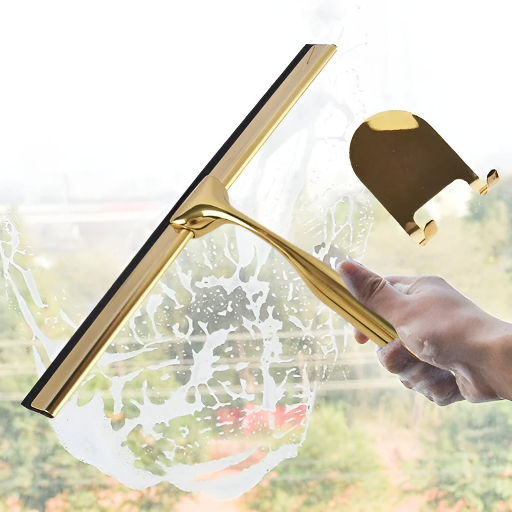 Multi-Purpose Squeegee in Gold Stainless Steel