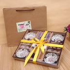 Sakura Serenity 12-Piece Sushi Dining Set - Elegant Floral Gift