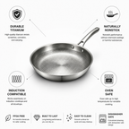Uncoated Titanium Induction & Oven-Safe Skillet (11-Inch)