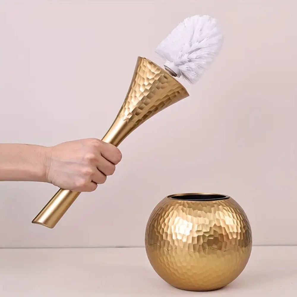 Elegant Toilet Brush Set with Hidden Holder