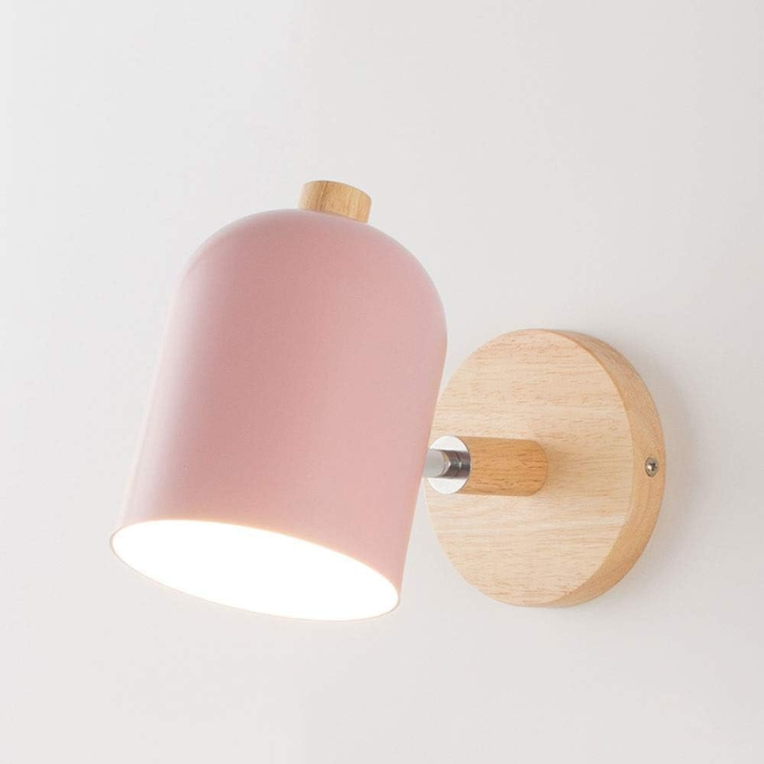 Scandinavian Style Wooden Wall Light – Minimalist Home Decor