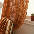 Crochet Bohemian Curtain for Sunlight Filtering