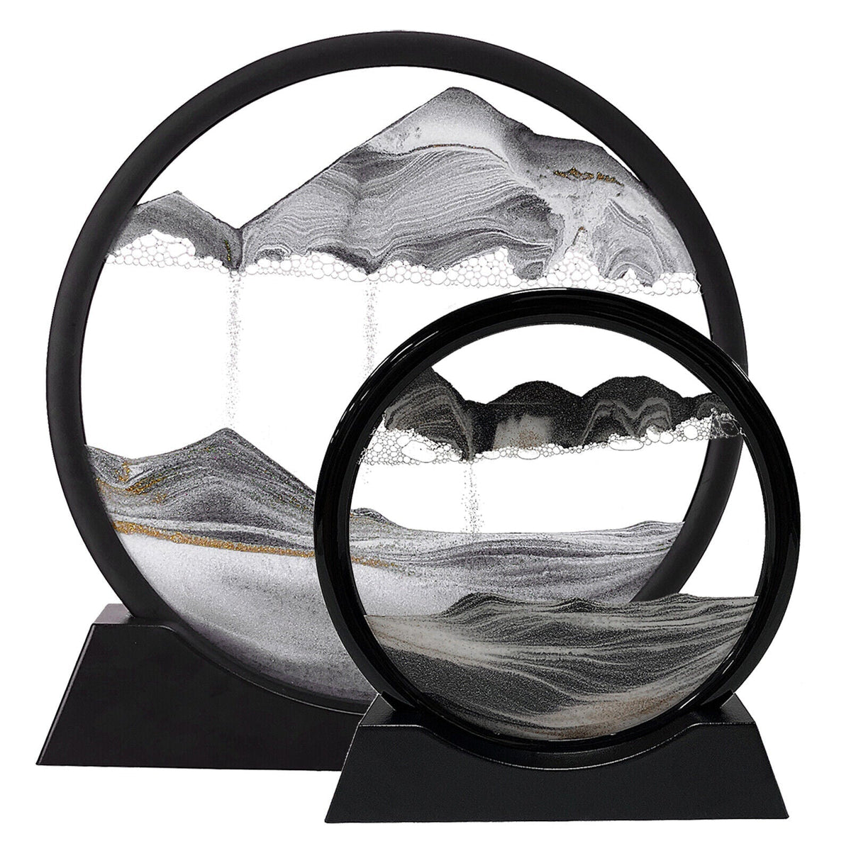 Dynamic Sand Art Display in 3D