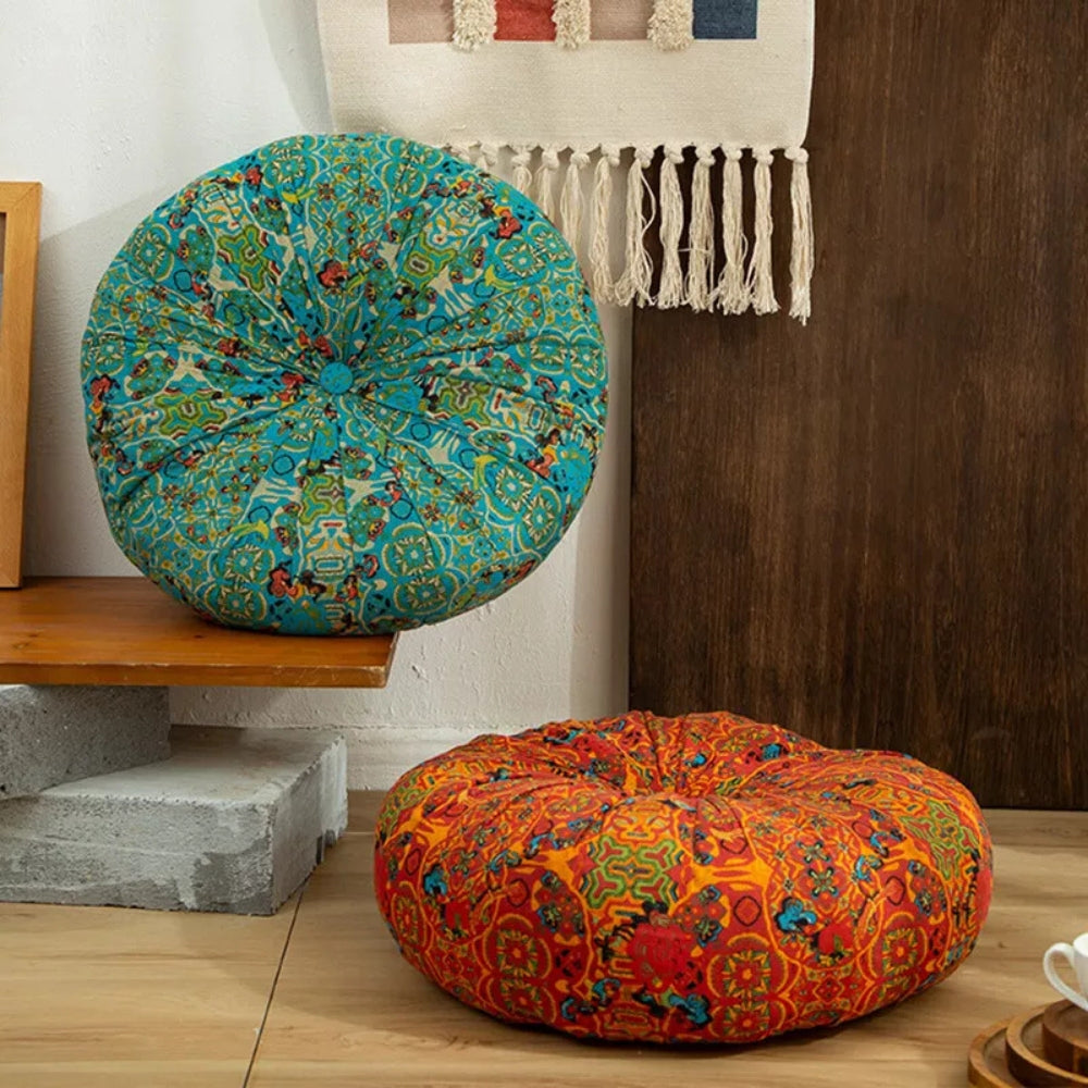 Moroccan Plush Meditation Pillow by Zahara
