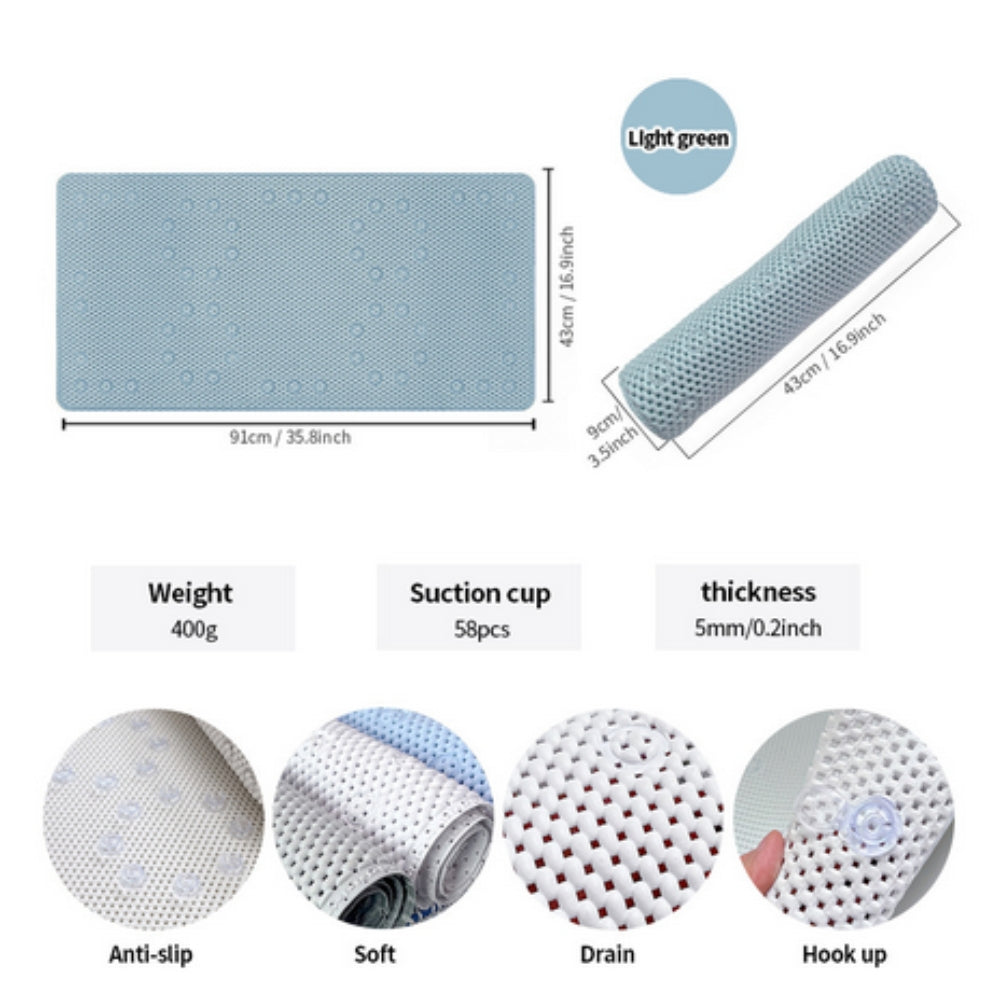 Non-Slip Soft Bath Mat for Bathtub