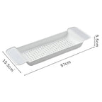 Adjustable Bath Caddy Tray for Bathtubs