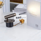Cylindrical Head Metal Wall Lamp for Reading - Adjustable Design