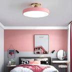 Stylish Dual-Tone LED Ceiling Fixture with Remote Dimming