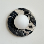 Elegant Indoor LED Wall Light Fixture - Modern Marble Sconce