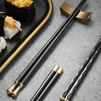 Chic Stainless Steel Chopstick Collection