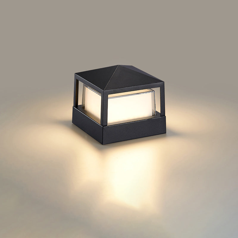 Outdoor Lawn Light with LED – Waterproof Aluminum Cylinder Design