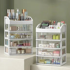 Makeup Organizer Clear Acrylic Multi-Compartment Stackable