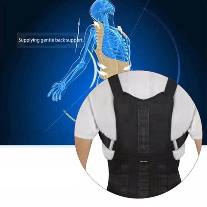 Back Brace Magnetic Ergonomic Posture Support