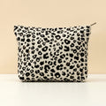 Leopard Print Cosmetic Organizer Pouch for Travel - Mother's Day Gift