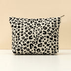 Leopard Print Cosmetic Organizer Pouch for Travel - Mother's Day Gift