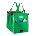 Reusable Shopping Bag Non-Woven Foldable Upright 33 lb Capacity