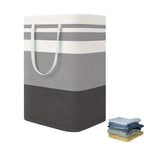 Laundry Hamper 75L Collapsible Polyester With Handles