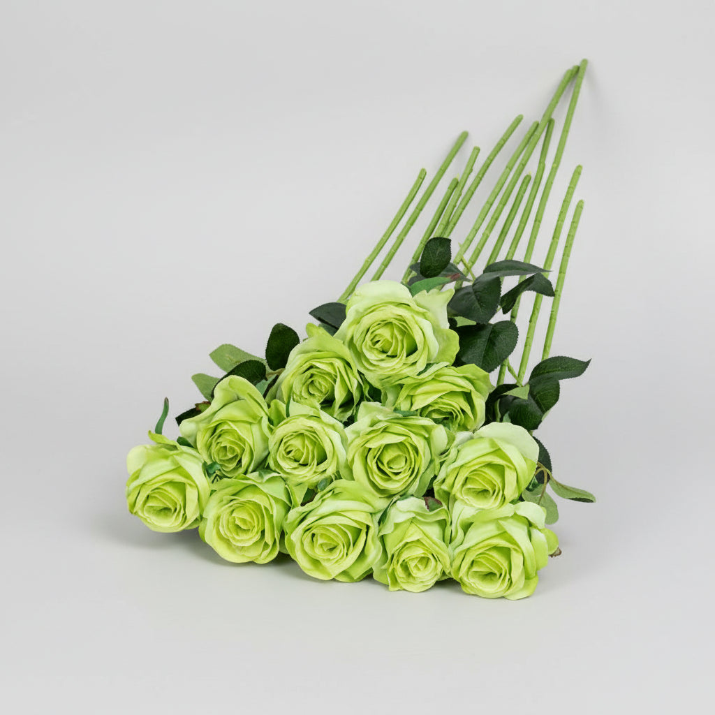Red Rose Bouquet - Artificial Floral Arrangement for Mother's Day Decor