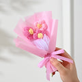 Mini Wrapped Floral Arrangement for Mother's Day Gift – Handmade Decor
