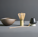 Ceramic Bowl and Bamboo Whisk Matcha Set – 4-Piece Japanese Tea Essentials