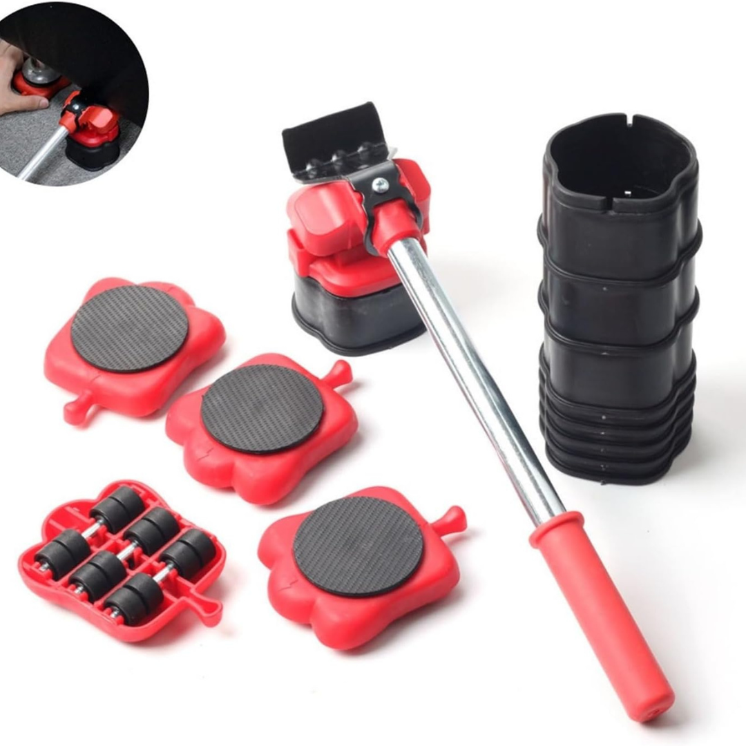 Set of 4 Tools for Lifting and Moving Furniture