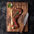 Cutting Board Extra-Thick Teak Wood Natural Finish
