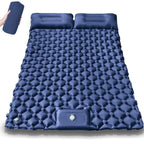 Camping Air Mattress Extra-Wide Diamond Top Dual Valve