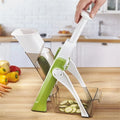 Vegetable Slicer 3-in-1 Adjustable Stainless Steel Blades Non-Slip Base