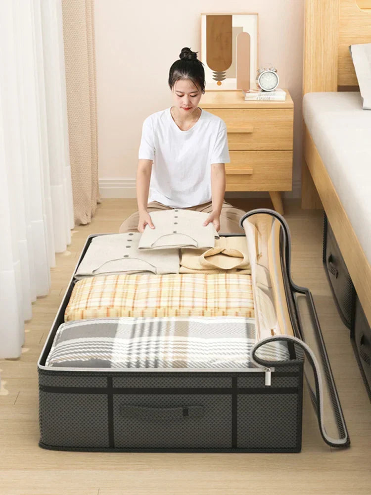 Storage Bag Foldable Non-Woven Reinforced Handles