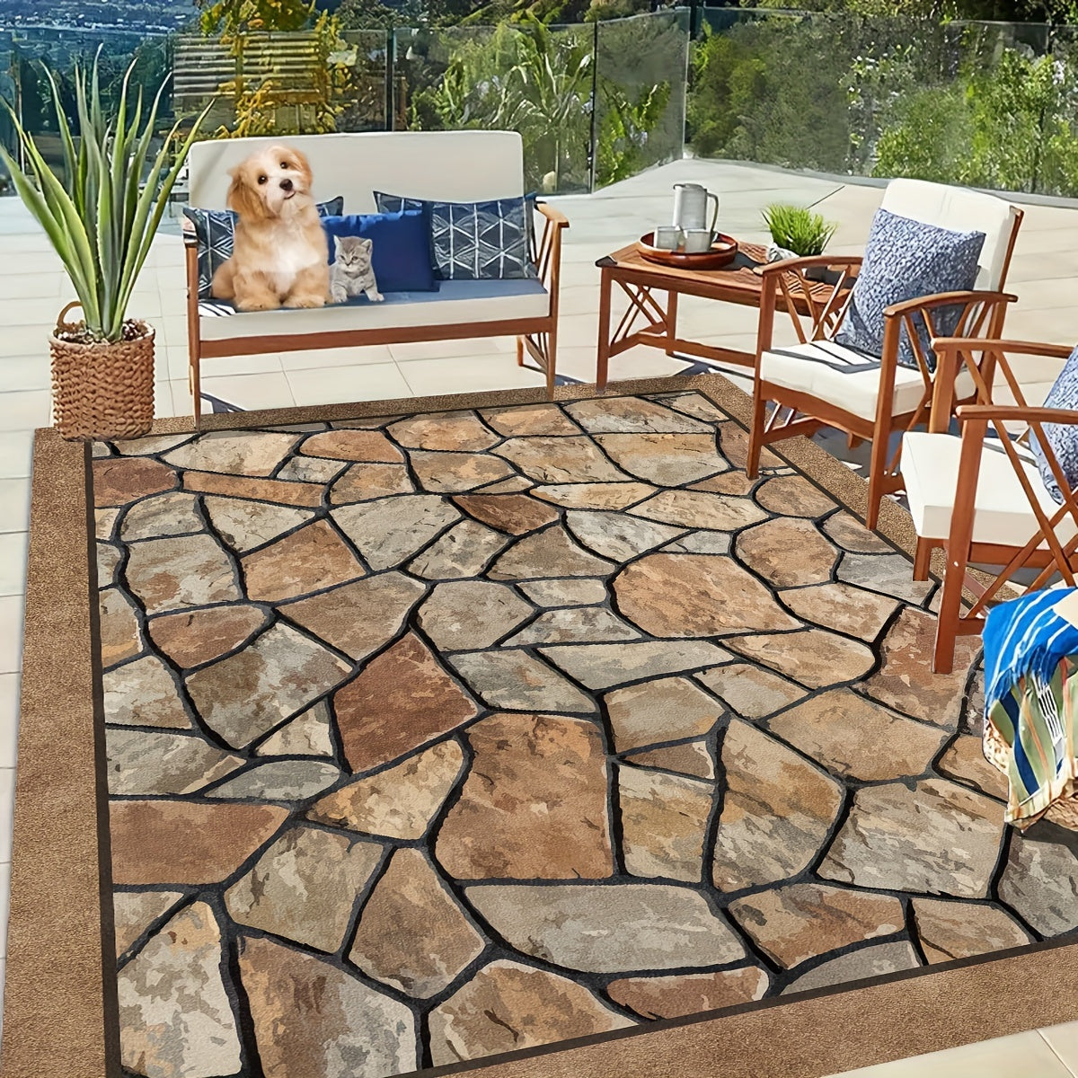 Washable Patio Carpet – Durable Outdoor Area Rug