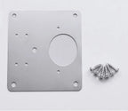 Cabinet Hinge Mounting Plate Stainless Steel Brushed Finish
