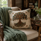 Quilted Cotton-Blend Reversible Cushion Cover (Envelope Closure)