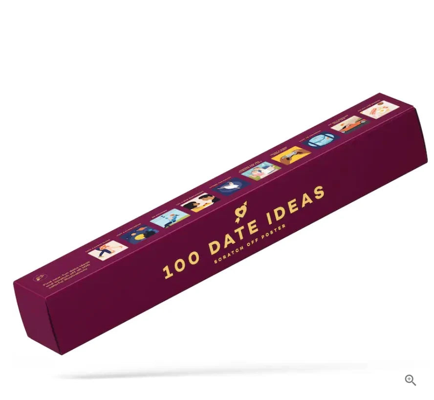 Scratch-Off Date Calendar 100 Date Ideas Glossy Paper