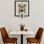 Modern Kitchen Island Light with Tinted Glass Shade
