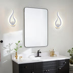 10W Warm White Wall Sconce with Modern Flame LED Design