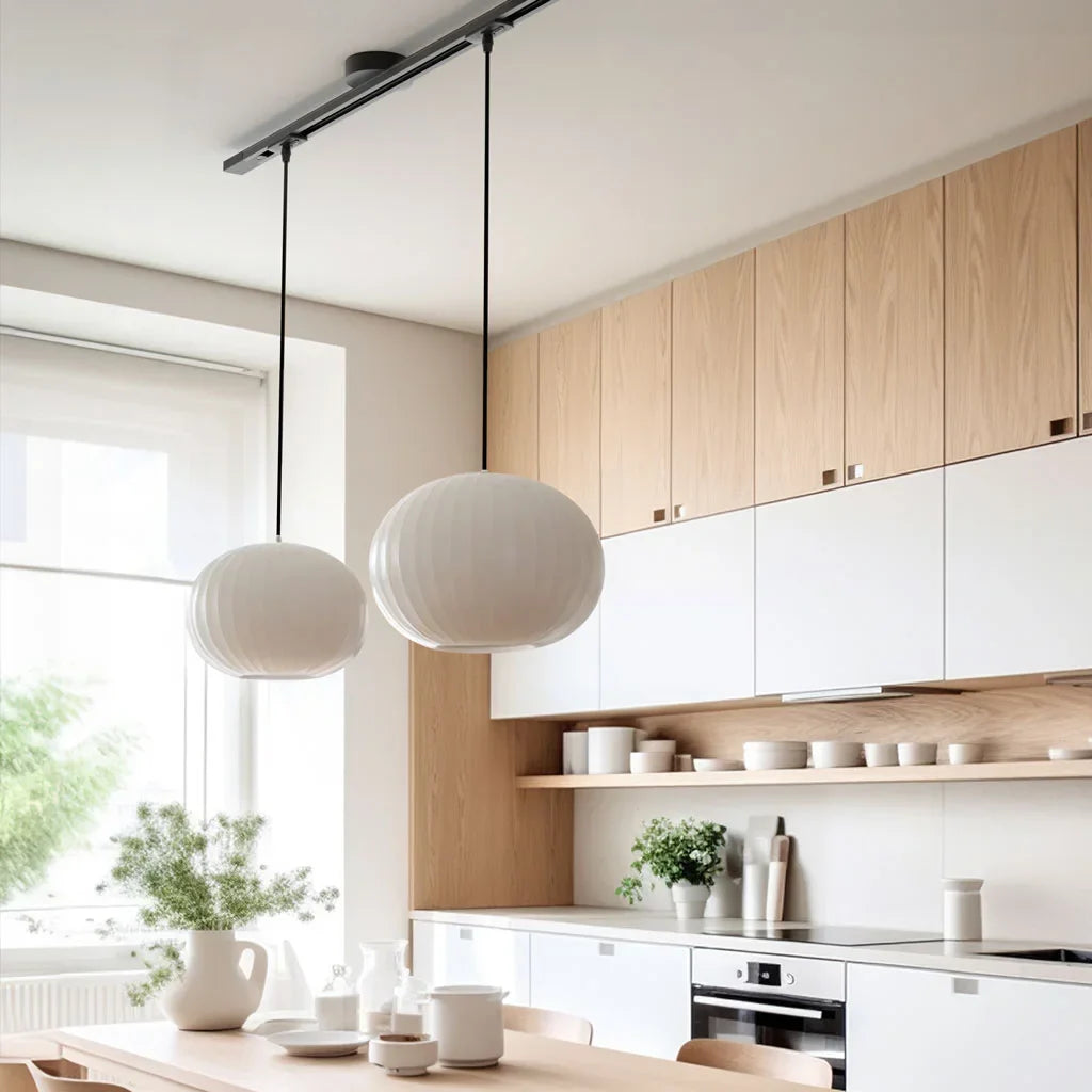 Adjustable Pendant Light Mount with Rotatable Ceiling Rail Track