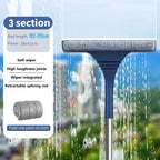 Window Squeegee 2-in-1 Microfiber & Telescopic Handle
